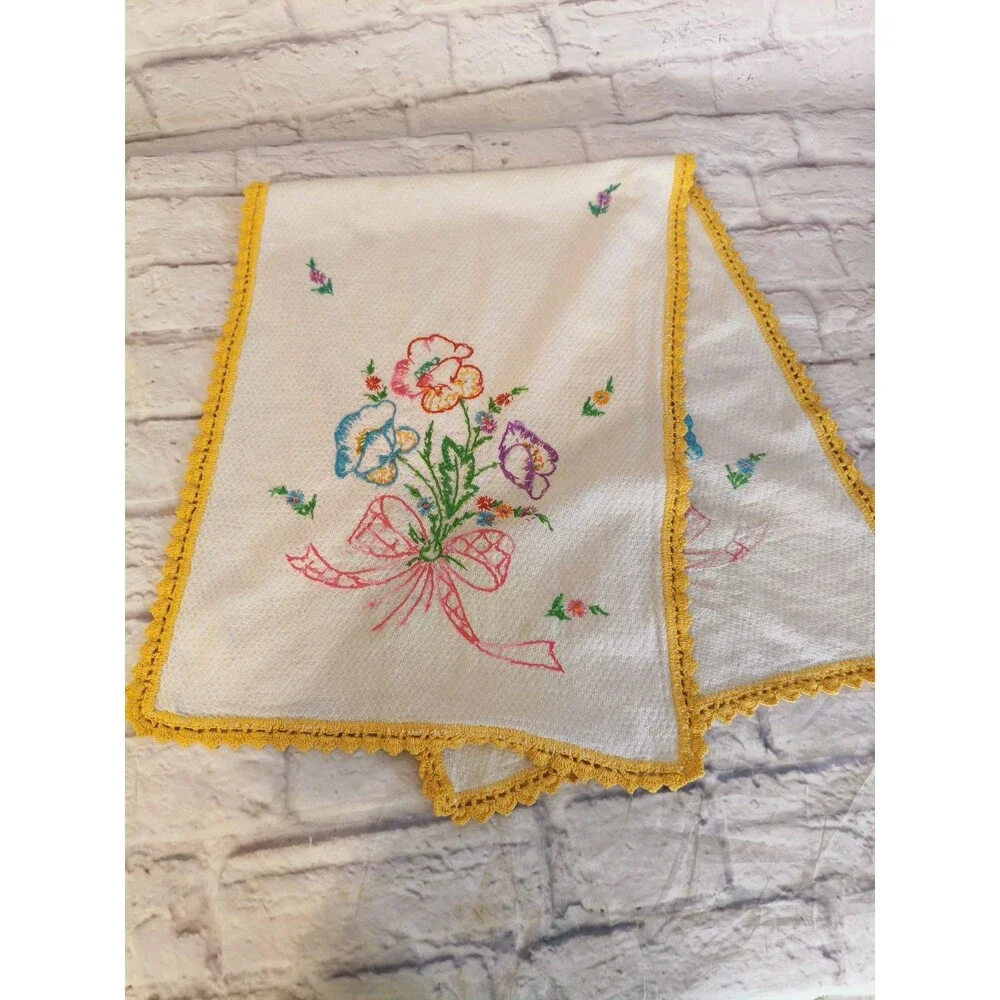 Handmade hand embroidered